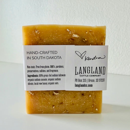 Tallow + Honey Oat Cleansing Bar