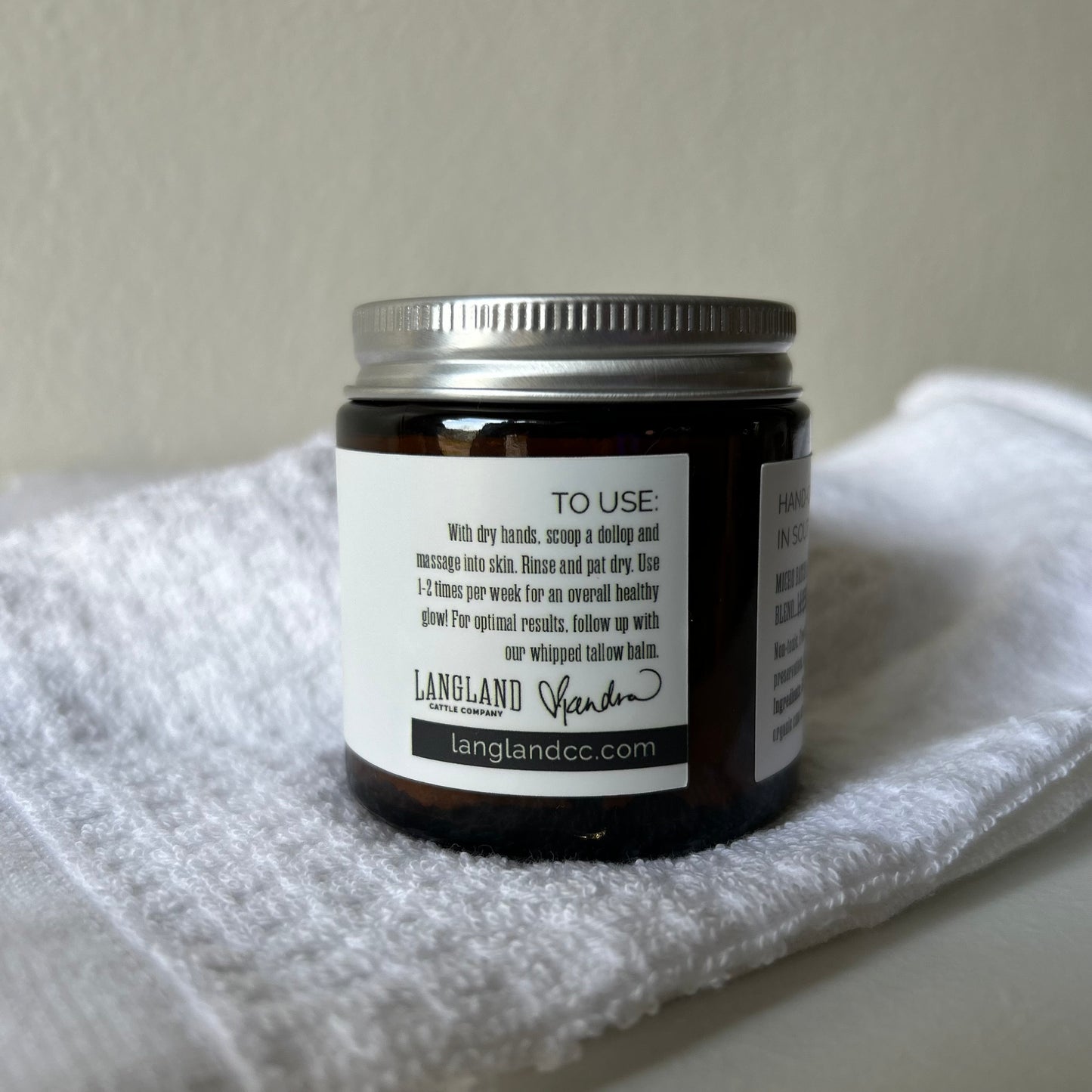 Whipped Tallow Sugar Scrub | Herbal