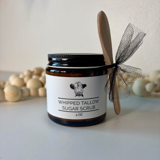 Whipped Tallow Sugar Scrub