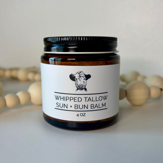 Whipped Tallow Sun + Bun Balm